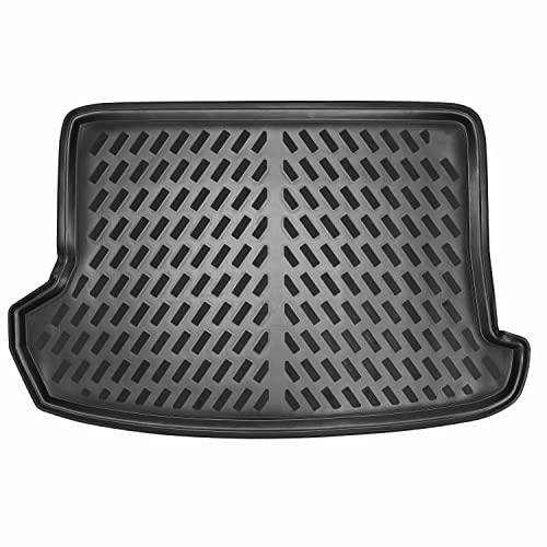 ELMASLINE 3D Kofferraumwanne für VW T-ROC 2017-2025 | Antirutsch mit hohem 5cm Rand (oberer Ladeboden) | Passt Nicht in Cabrio