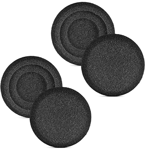 Cuscinetti auricolari di ricambio in spugna per cuffie Jabra Evolve 65, per Jabra Evolve 20, 20se, 30, 30II, 40, 65, 65 + (2 paia di coperture in spugna)
