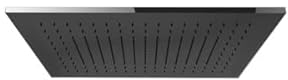 Gessi Afilo, Verkleidung (Cover) der Kopfbrause 300x500 mm Strahlart Regen, muss zusätzlich bestellt werden, 57006, Farbe: Edelstahl matt gebürstet