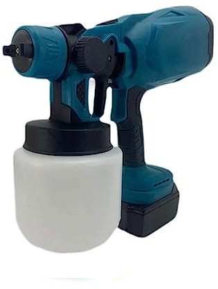 pistola a spruzzo per verniciare muri Spruzzatore di vernice senza fili con batteria, 3 modalità di spruzzo