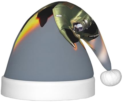 Jetfighters Festliche Kinder-Weihnachtsmannmütze – eine bequeme, bedruckte Weihnachtsmütze, ideal für Neujahr und festliche Feiertagsfeiern