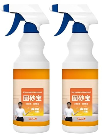 Riempitivo per crepe nel calcestruzzo, Spray protettivo per pareti con agente fissante sabbia, Rinforzo superficiale base antisabbia, Agente impermeabilizzante invisibile multiuso (2pcs)