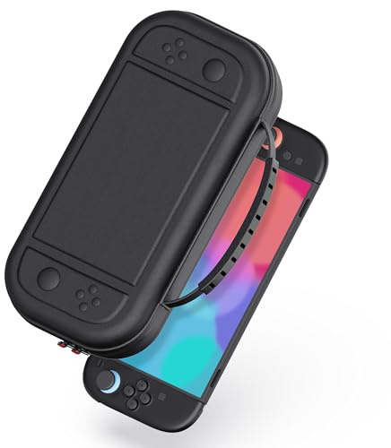 Tasche Kompatibel mit Nintendo Switch 2 (2025), Harte Tragetasche Hülle Case für New Nintendo Switch 2, Schutzhülle mit Aufbewahrung für 10 Spiele, Konsole & Zubehör