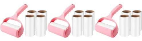 Ipetboom 3 Set Depilatore per Animali Domestici Sfogo Pelucchi Multifunzione Toelettatura Ricariche Animale Domestico Pelucchi per Vestiti Levapelucchi Auto Kit Plastica