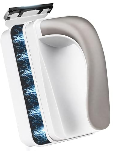 2-in-1 Aquarium Magnet Scheibenreiniger mit Abnehmbarem Schaber – Schwimmender Algenvernichter für Süß- & Meerwasser (bis 5mm Glasdicke) | Magnetischer Fensterputzer für Aquarium & Doppelverglasung