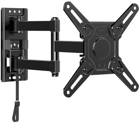 GOFORWILD Lockable RV TV Mount, Full Motion RV Mount for Most 13-43 inch TV, TV Wall Mount for Camper Truck Trailer Marine Boat Motor Home, Max VESA 200x200mm, up to 33LBS, 7021