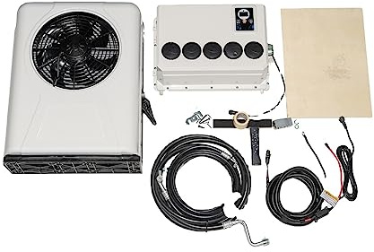 Climatiseurs pour Camping-cars Climatiseur Split de voiture électrique, climatisation stationnement 12V 24V for camping-car camion RV(A Set of AC 24V)