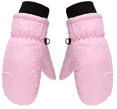 Gants de ski pour enfants, gants d'hiver épais et chauds, moufles de neige coupe-vent, gants imperméables garçons filles pour le ski, le snowboard, la randonnée, les sports de plein air, gants