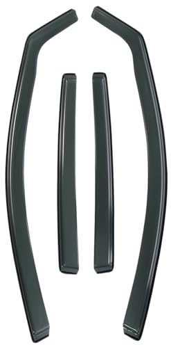 Tresvendu In-Channel Wind Deflector for VW GOLF 7 mk7 5 DOOR HATCHBACK 2012-2020 Window Visors Sun Rain Guard Vent Weather Shields, Smoke, 4Pcs