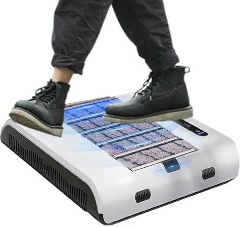 Máquina automática de limpieza de suelas, limpiador de zapatos de inducción de 260 rpm, tapete eléctrico para entrada de hogar y hotel
