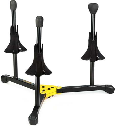 Hercules DS513BB Stand for 2x Trumpets and 1x Flugelhorn
