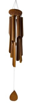 Bambus-Windspiel 50 cm, Dekoration für den Garten, Klangspiel