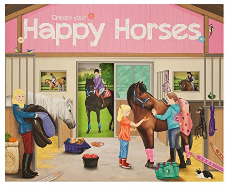 Trend 4079 - Create Your Happy Horses Malbuch