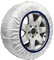 Cadenas Coche Nieve Easy Sock Homologación EN 16662-1 y alta seguridad. Talla M. Cadenas Nieve Téxtiles Fáciles de Instalar - Cadenas Nieve Coche Antideslizantes y Resistentes - Kit de 2 Cadenas