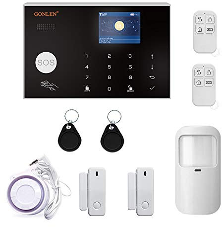 Tuya Smart WiFi 4G 3G GSM SIM Alarm System Home Security Wireless Wired SMS Call App Alert Burglar Anti-Theft Intruder House Protection Hub Alarm Kit KONLEN