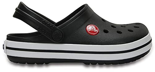 Crocs Unisex Kids Crocband K Clogs, Black, 4 UK