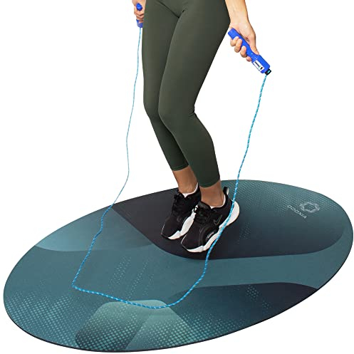 Springseil Matte | Jump Rope Mat als Unterlage für das Springseil | Springseilmatte zum Schutz vor Verletzungen, Böden und Lärm | Jump Rope Matte mit Tasche