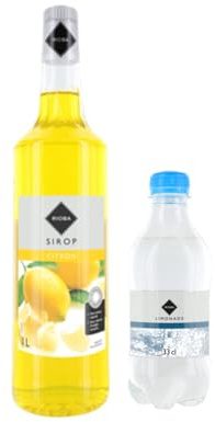 Lot Sirup Rioba & limonade:Sirup Rioba Zitrone 1L - Rioba-limonade (24x33cl)