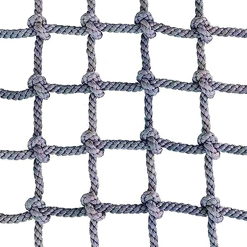 Kletternetz kinder outdoor Kinder-Sicherheitsschutznetz, robustes Seil-Kletternetz, Polyamid-Netz for Kinder im Innen- und Außenbereich für Freiensport-Entwicklungstraining, Garten,Outdo ( Size : 3*3m