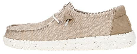 HEYDUDE Wendy Stretch Sox Damen - Slippers Flache Schuhe - Mokassin Stil, Walnut, 39