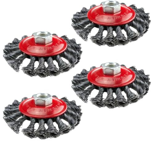 Brosse métallique pour meuleuse, roue métallique pour meuleuse d'angle