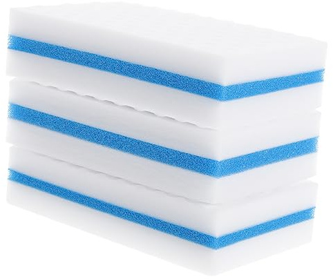 CALLARON 10pcs High-Density for Kitchen Cleaning Dual-Sided Scouring Pads for Dish Washing and Tableware Strong Absorbency and Oil Resistance