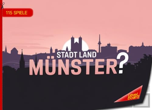 Stadt, Land, Münster – 115 Spiele: Stadt, Land, Fluss Münster – Spielblock für Münsteraner | Souvenir – Quiz Spiel Münster