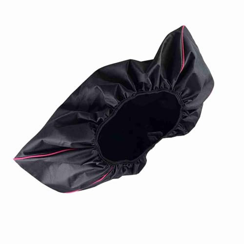 Black Anti Dust Soft Winch Cover 8,000-17,500 Lbs Capacity Trailer SUVs, Car Winch Cover Made of 600 Denier Oxford Textile with Sewn-in Elastic Band for Secure Fit for All