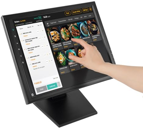 Haoxuesen Touch Screen 17 Pollici 4:3 Monitor LCD Touch POS, Touch Screen Industriale 1280X1024 43Cm, 5Ms 300Cd/㎡ 160° per la Vendita Al Dettaglio Cassa Automazione Monitoraggio Medico