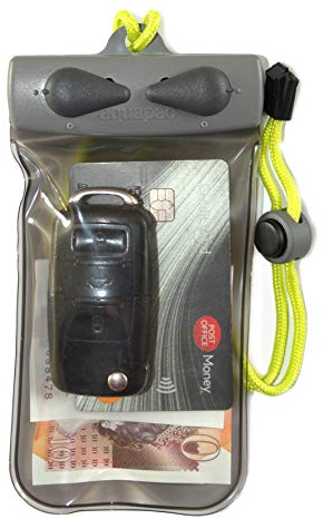 Aquapac Keymaster Waterproof Travel Case, Made in The UK, Carry Cord, Travel Essential, 5 Year Warranty, Eco Friendly, Watersports, Hiking, Mountain Biking, Running Accessory