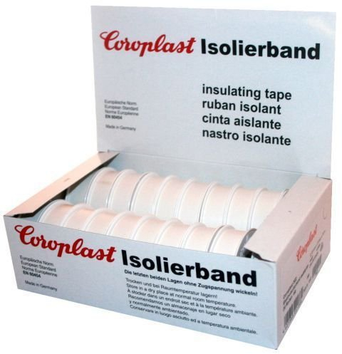 Isolierband Coroplast Box freie Farbauswahl rot grün schwarz blau gelb braun weiß grün/gelb violett grau