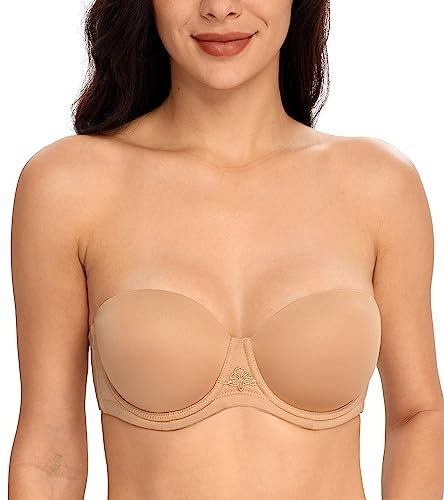DotVol Donna Reggiseno Senza Spalline Push-up Sagomato per Abiti da Sera, da Ballo e da Sposa