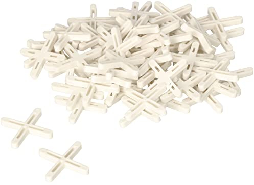 KOTARBAU® Crucetas para juntas 4 mm, 60 UNIDADES, Distanciadores de plástico, Espaciadores de baldosas para lechadas, Cruces para colocar azulejos, Clips