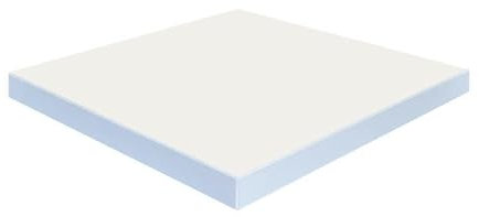 Dekorspanplatte Cremeweiß Miniperl als Tischplatte, Schreibtischplatte, Arbeitsplatte, Laden- und Möbelbau, 100x50 cm, Stärke: 28 mm