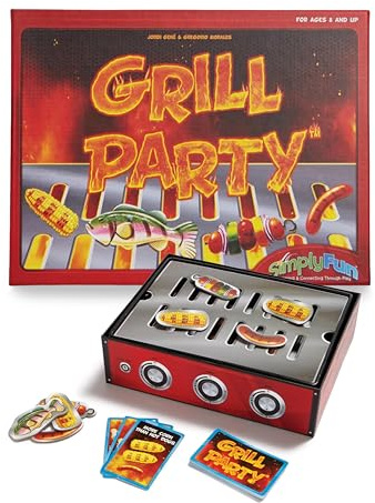 SimplyFun Grill Party - A BBQ Algebra Game for 3rd Grade Math - Engaging and Educational Math Games for Kids Ages 8-12 - 2 to 5 Players - Ages 8 & Up