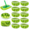 PUWOWYE 10 Stück Bodentücher Tücher Mikrofaser Set Kompatibel mit Swiffer, Wiederverwendbar Feuchte Bodentücher Kompatibel mit Swiffer Bodenwischer, Trockene Bodentücher Kompatibel mit Swiffer Mop
