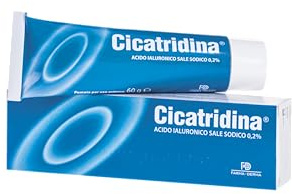 FARMA-DERMA Cicatridina Pomata 60g Acido Ialuronico Sale Sodico 0,2% | Riparazione Barriera Cutanea | Irritazioni, Arrossamenti, Lesioni Superficiali e Profonde | Uso Cutaneo Adulti e Bambini