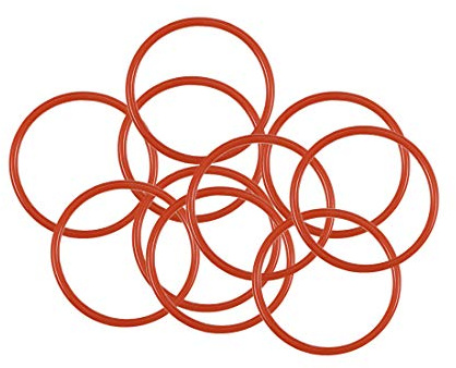 sourcing map 10 Stück O Ringe 24mmx21mmx1,5mm Dichtungsringe Rund Gummi Dichtung O Ring Seals Unterlegscheibe für Wasserhahn Spülventile Waschbecken Duschablauf Hydraulik Rohrschlauch