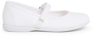 Pisamonas Scarpe Bambina Tela Chiusura A Strappo Fino Misurare 28 Colore Bianco