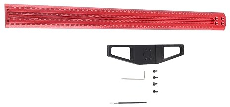 T-Typ Holzbearbeitungslineal Dimensionale Messung Maßstäbe Winkel Winkelmesser Lochpositionierung Anreißlehre Aluminiumlegierung Tischler Messen Markierwerkzeug[500mm (T500)]
