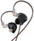 Yinyoo KZ ZS10 Pro In-Ear Monitor 4BA+1DD Mehrfach Treiber Gaming Ohrhörer, kabelgebundene IEM kopfhörer für Schlagzeuger mit 2 Pin 3,5mm Klinke 4 Ohrstöpsel