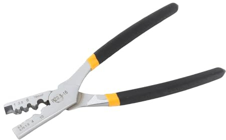 Estink Crimpzange 0,5-16mm² | Presswerkzeug, Kohlenstoffstahl, PVC-Griff, Kabelverbindung