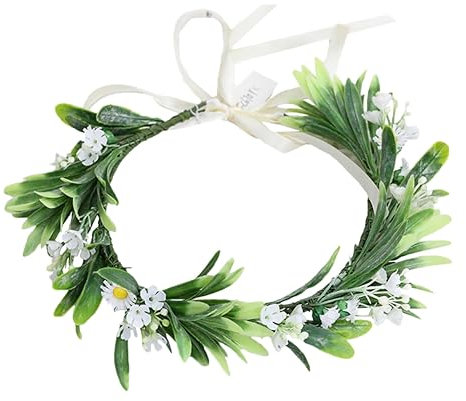 PRETYZOOM Elegante Simulation Getrocknete Frühling Kranz Braut Kranz Dekoration Haushalt Girlande Zubehör