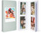 HIYQIN Fotoalbum für Instax Wide Film 3,5 x 4,25, 64-Taschen-Fotoalbum mit Fotofenster passend für Fujifilm Instax Wide 400/300/210/200/Wide EVO/Polaroid 600 i-Type – Grün
