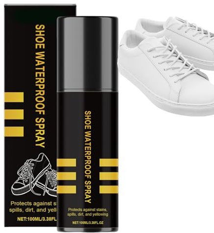 Yongany Vaporisateur imperméable pour chaussures, 100 ml, nettoyant résistant aux taches, spray imperméabilisant pour bottes d'hiver, baskets, vêtements, vestes, toile, cuir, voyage quotidien, trajets
