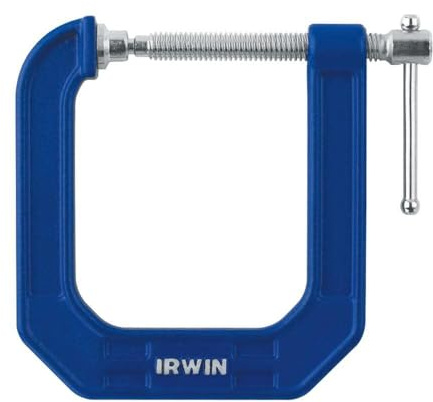 IRWIN Tools Quick-Grip 100 Series Deep Throat C-Clamp, 2-inch by 3 1/2-inch