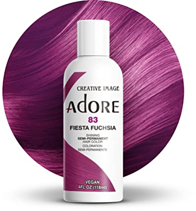 Adore Tinta per capelli semi-permanente brillante, 83 Fiesta Fuchsia