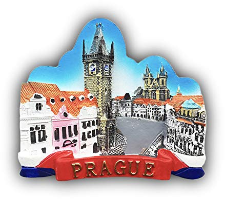 3D Prag Tschechische Kühlschrank Kühlschrankmagnet Tourist Souvenirs Handgemachte Harz Handwerk Magnetische Aufkleber Home Küche Dekoration Reise Geschenk