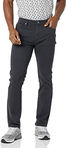 Amazon Essentials Men's Slim-Fit 5-Pocket Stretch Twill Trousers