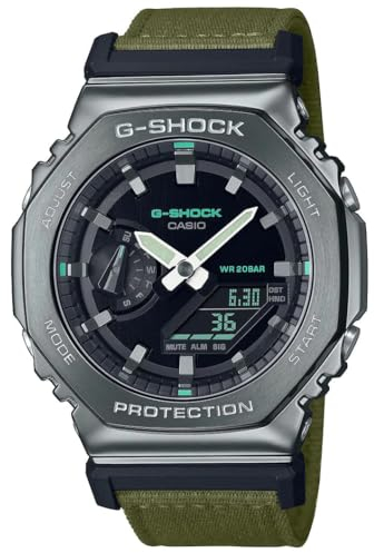 Casio Men's Analogue-Digital Quartz Watch with Fabric Strap GM-2100CB-3AER